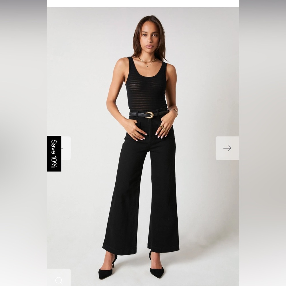 Rolla’s Sailor Jeans (Wide leg) - black size 25